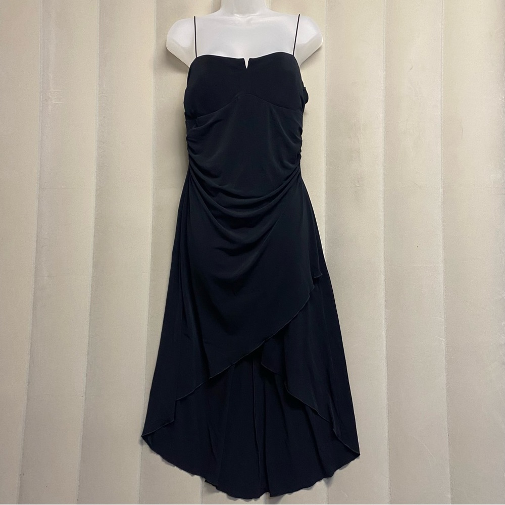 Vintage City Triangles Womens Dress XL High Low Midi Whimsigoth Fairy Grunge